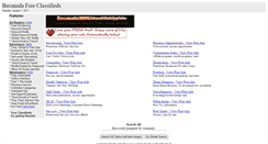 Desktop Screenshot of classifieds.becanada.com