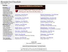 Tablet Screenshot of classifieds.becanada.com